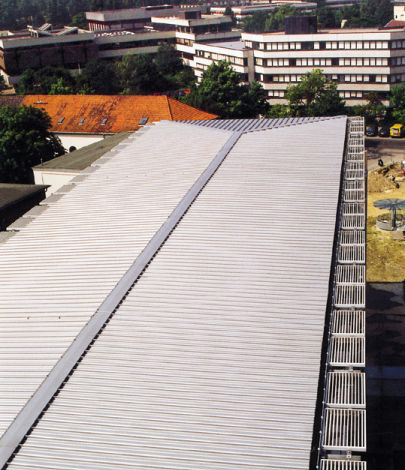 Dacheindeckungen aus Aluminium